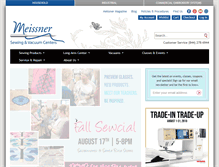 Tablet Screenshot of meissnersewing.com